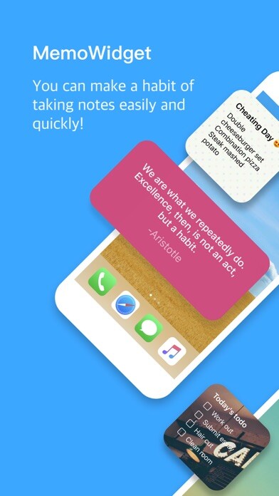 Emulate iPhone app MemoWidget (todo&photo widget) using MyAndroid Emulate iPhone app MemoWidget (todo&photo widget) using MyAndroid