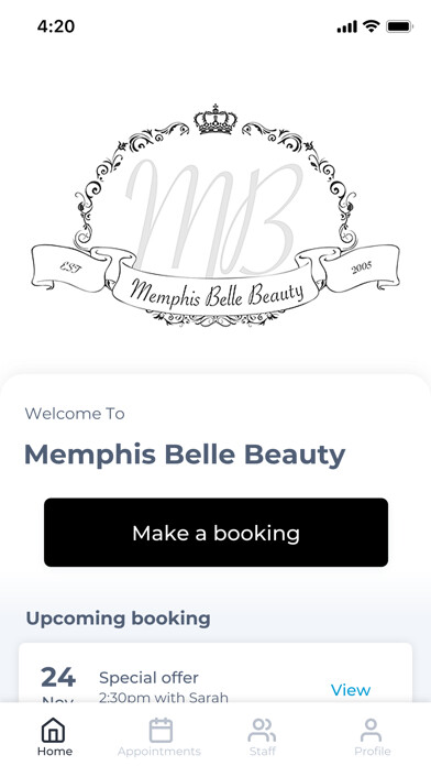 Emulate iPhone app Memphis Belle Beauty using MyAndroid