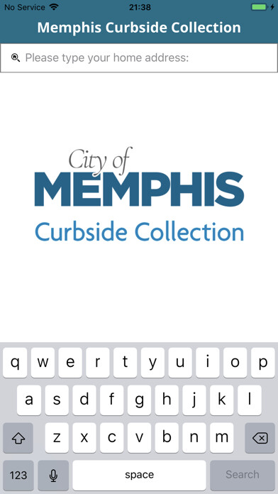 Emulate iPhone app Memphis Curbside Collection using MyAndroid