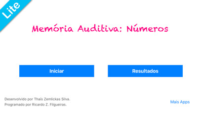 Emulate iPhone app Memória Auditiva: Números Lite using MyAndroid Emulate iPhone app Memória Auditiva: Números Lite using MyAndroid