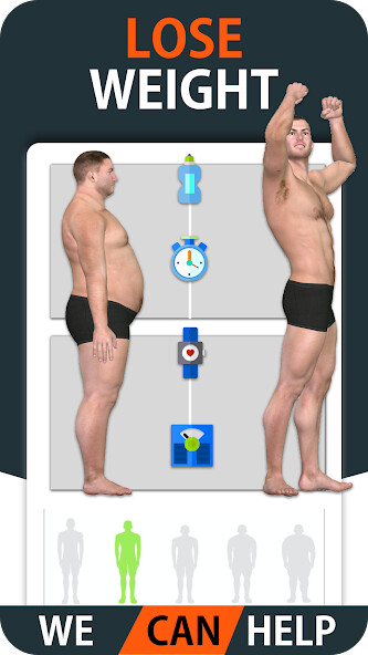 Run android online APK Men - 21 Days Weight Loss app from MyAndroid or emulate Men - 21 Days Weight Loss app using MyAndroid