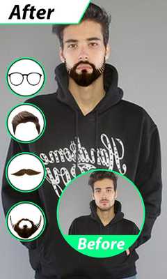 Emulate Android APK Men beard photo editor hairstyle salon Emulate Android APK Men beard photo editor hairstyle salon