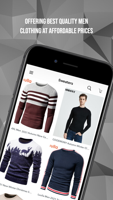 Emulate iPhone app Men Clothes Cheap Store using MyAndroid Emulate iPhone app Men Clothes Cheap Store using MyAndroid