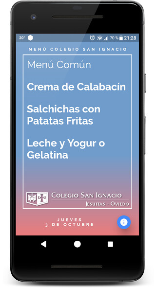 Run android online APK Menú Colegio San Ignacio from MyAndroid or emulate Menú Colegio San Ignacio using MyAndroid Run android online APK Menú Colegio San Ignacio from MyAndroid or emulate Menú Colegio San Ignacio using MyAndroid