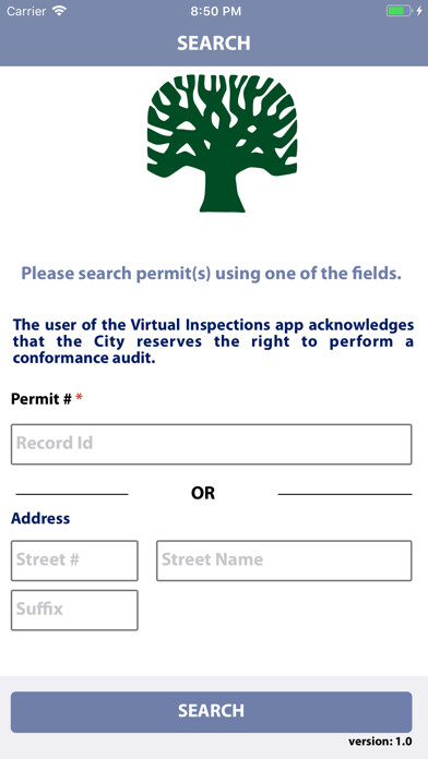 Emulate iPhone app Menlo Park Inspection Request using MyAndroid Emulate iPhone app Menlo Park Inspection Request using MyAndroid
