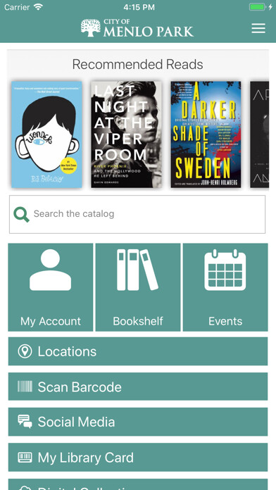 Emulate iPhone app Menlo Park Library using MyAndroid Emulate iPhone app Menlo Park Library using MyAndroid