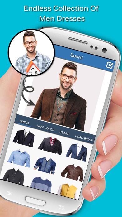 Emulate iPhone app Men Makeup- Dress,Beard,Hairstyles For Man using MyAndroid Emulate iPhone app Men Makeup- Dress,Beard,Hairstyles For Man using MyAndroid