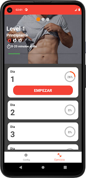 Run android online APK Mens Abs Fitness App from MyAndroid or emulate Mens Abs Fitness App using MyAndroid