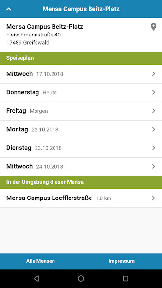 Run android online APK Mensa Greifswald from MyAndroid or emulate Mensa Greifswald using MyAndroid Run android online APK Mensa Greifswald from MyAndroid or emulate Mensa Greifswald using MyAndroid