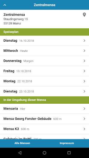 Run android online APK Mensa Mainz from MyAndroid or emulate Mensa Mainz using MyAndroid