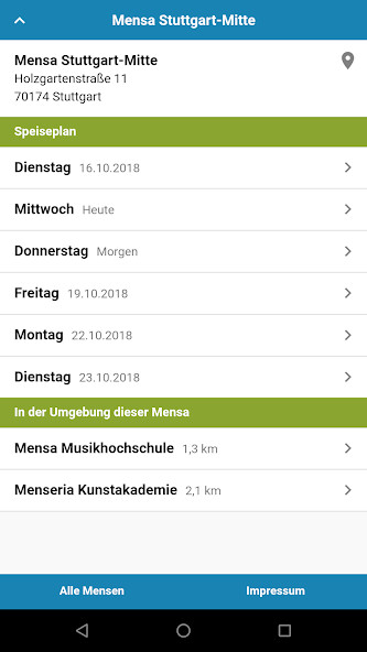 Run android online APK Mensa Stuttgart from MyAndroid or emulate Mensa Stuttgart using MyAndroid