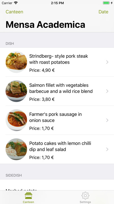 Emulate iPhone app Mensa UPB using MyAndroid Emulate iPhone app Mensa UPB using MyAndroid