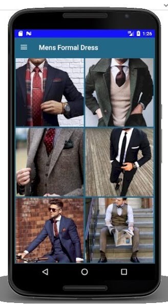 Run android online APK Mens Formal Dress from MyAndroid or emulate Mens Formal Dress using MyAndroid