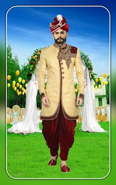Run android online APK Men sherwani suit photo editor from MyAndroid or emulate Men sherwani suit photo editor using MyAndroid