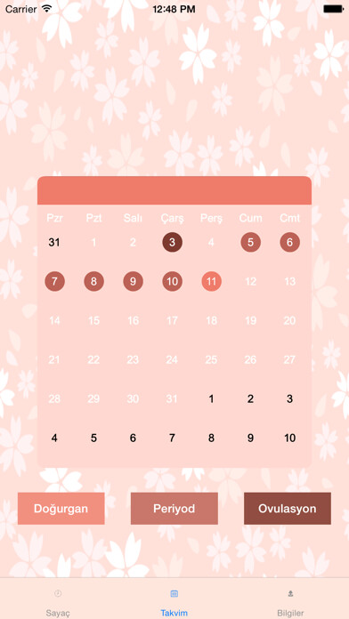 Emulate iPhone app Menstrual Calendar Period using MyAndroid Emulate iPhone app Menstrual Calendar Period using MyAndroid