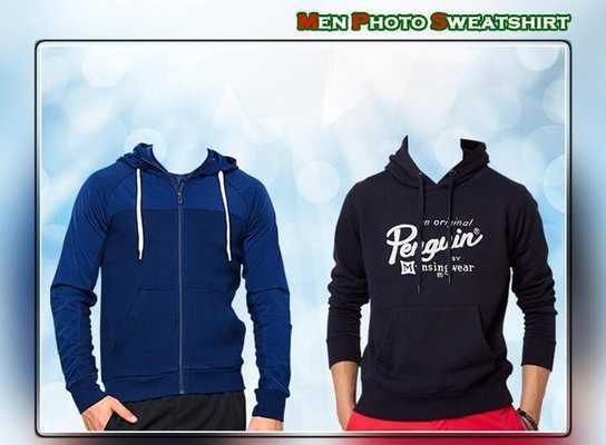 Emulate Android APK Men Sweatshirt Photo Montage Emulate Android APK Men Sweatshirt Photo Montage