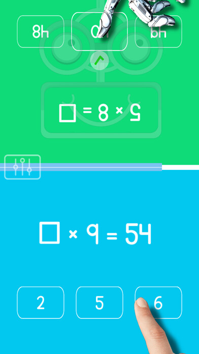 Emulate iPhone app Mental Calculation: MathyBot using MyAndroid