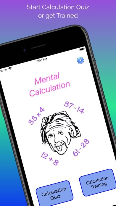 Emulate iPhone app Mental Calculation - Student using MyAndroid Emulate iPhone app Mental Calculation - Student using MyAndroid