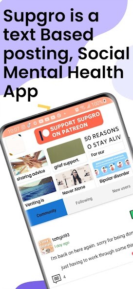 Run android online APK Mental Health: Support Groups from MyAndroid or emulate Mental Health: Support Groups using MyAndroid