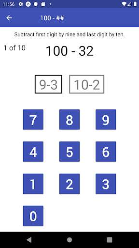 Emulate Android APK Mental Math Trainer