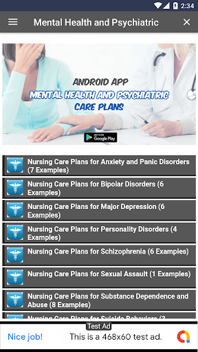 Run android online APK Mental & Psychiatric Care Plan from MyAndroid or emulate Mental & Psychiatric Care Plan using MyAndroid