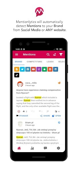 Run android online APK Mentionlytics Brand Monitoring from MyAndroid or emulate Mentionlytics Brand Monitoring using MyAndroid