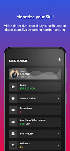 Run android online APK Mentorsip Mentor from MyAndroid or emulate Mentorsip Mentor using MyAndroid