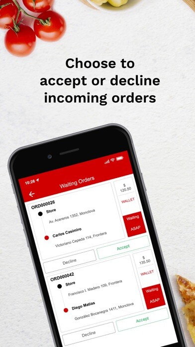 Emulate iPhone app Menu2go Courier using MyAndroid Emulate iPhone app Menu2go Courier using MyAndroid