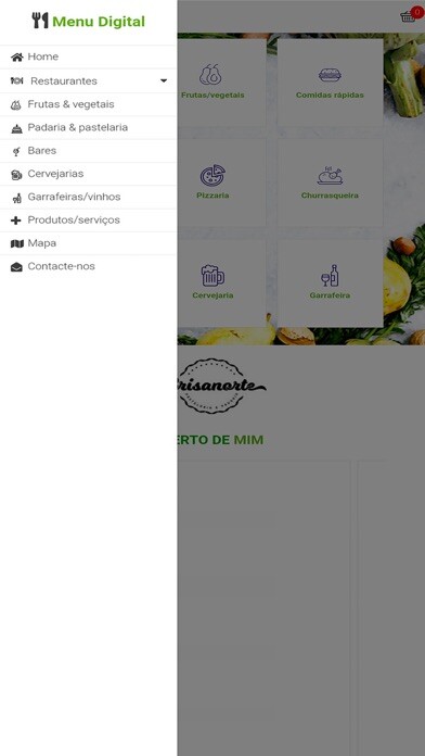 Emulate iPhone app Menu Digital Takeaway&delivery using MyAndroid