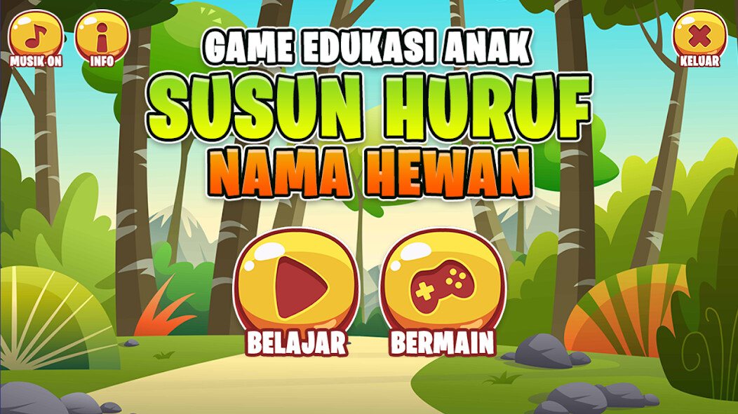 Run android online APK Menyusun Nama Hewan ( Game Skripsi ) from MyAndroid or emulate Menyusun Nama Hewan ( Game Skripsi ) using MyAndroid