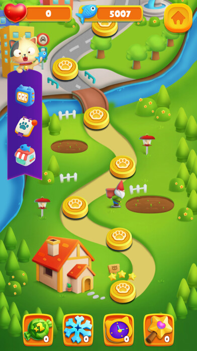 Emulate iPhone app Meow Adventures - Cat Runner using MyAndroid