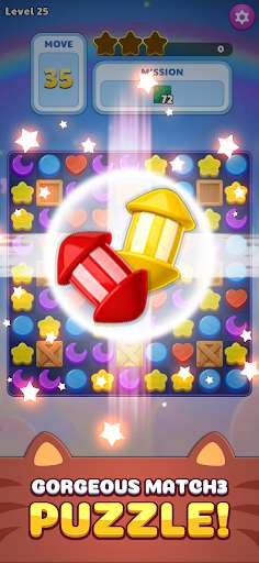 Run android online APK Meow Cat: Match 3 Adventure from MyAndroid or emulate Meow Cat: Match 3 Adventure using MyAndroid