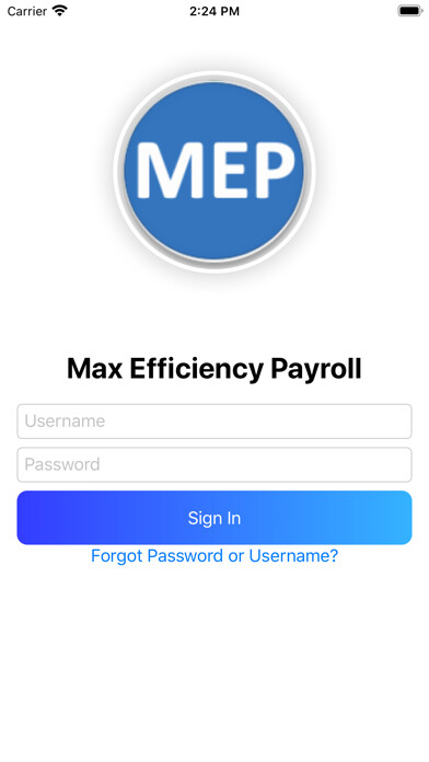 Emulate iPhone app MEPayroll using MyAndroid