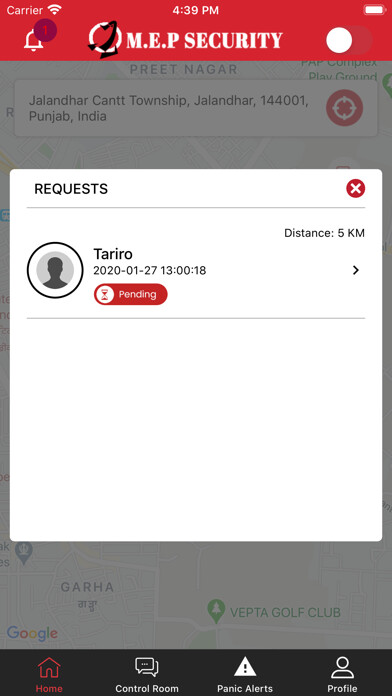 Emulate iPhone app MEP Guard using MyAndroid