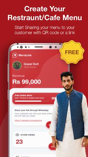 Run android online APK Meramenu- Create QR based Menu and Mobile Checkin from MyAndroid or emulate Meramenu- Create QR based Menu and Mobile Checkin using MyAndroid