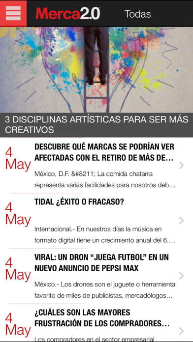 Emulate iPhone app Merca2.0 Edición Móvil using MyAndroid Emulate iPhone app Merca2.0 Edición Móvil using MyAndroid