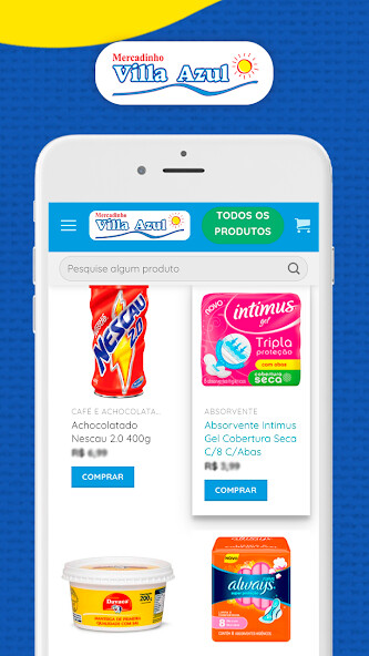 Run android online APK Mercadinho Villa Azul from MyAndroid or emulate Mercadinho Villa Azul using MyAndroid