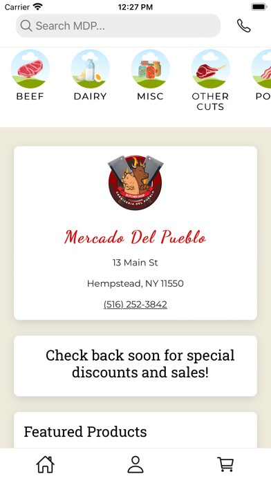 Emulate iPhone app Mercado Del Pueblo using MyAndroid Emulate iPhone app Mercado Del Pueblo using MyAndroid