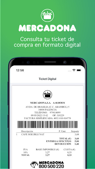 Run android online APK Mercadona Ticket Digital from MyAndroid or emulate Mercadona Ticket Digital using MyAndroid