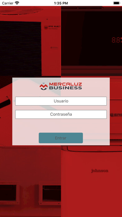 Emulate iPhone app Mercaluz Business using MyAndroid