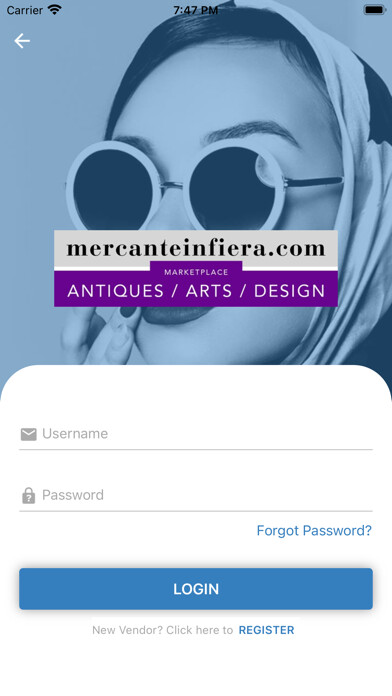 Emulate iPhone app Mercanteinfiera.com Vendor App using MyAndroid
