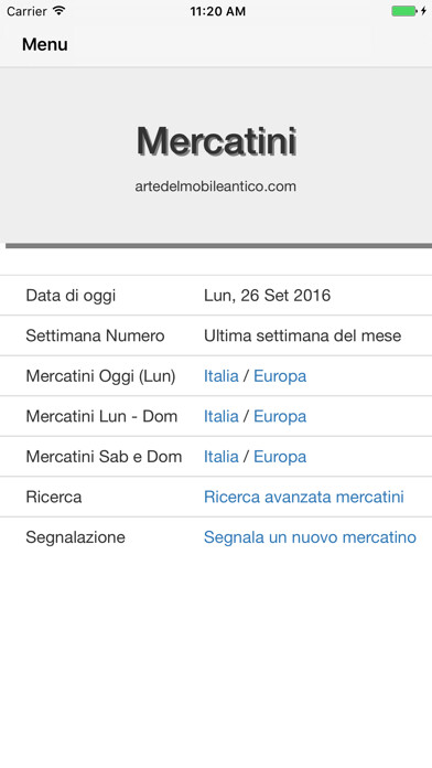 Emulate iPhone app mercatini using MyAndroid Emulate iPhone app mercatini using MyAndroid