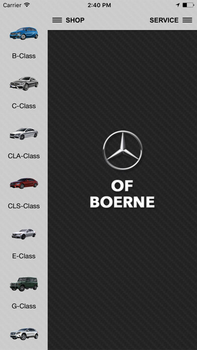 Emulate iPhone app Mercedes-Benz of Boerne using MyAndroid Emulate iPhone app Mercedes-Benz of Boerne using MyAndroid