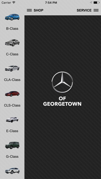 Emulate iPhone app Mercedes-Benz of Georgetown using MyAndroid Emulate iPhone app Mercedes-Benz of Georgetown using MyAndroid