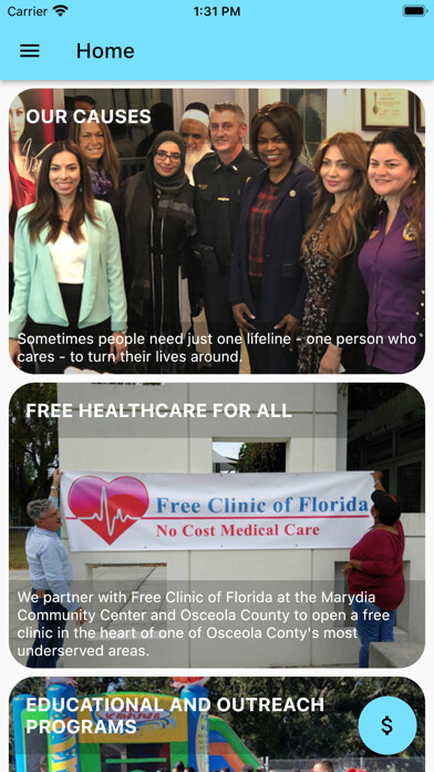 Emulate iPhone app Mercy Foundation using MyAndroid Emulate iPhone app Mercy Foundation using MyAndroid