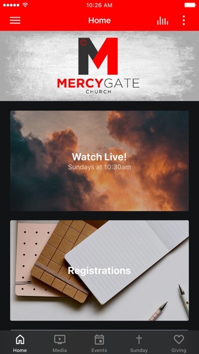 Emulate iPhone app Mercy Gate Church App using MyAndroid Emulate iPhone app Mercy Gate Church App using MyAndroid