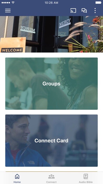 Emulate iPhone app Mercy Vineyard Church using MyAndroid Emulate iPhone app Mercy Vineyard Church using MyAndroid