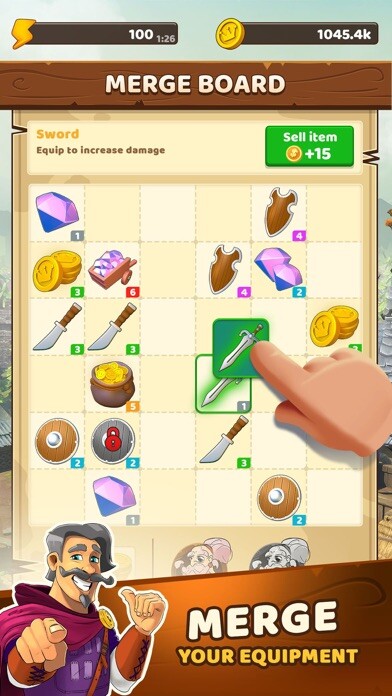 Emulate iPhone app Merge Adventure - Dragons! using MyAndroid Emulate iPhone app Merge Adventure - Dragons! using MyAndroid