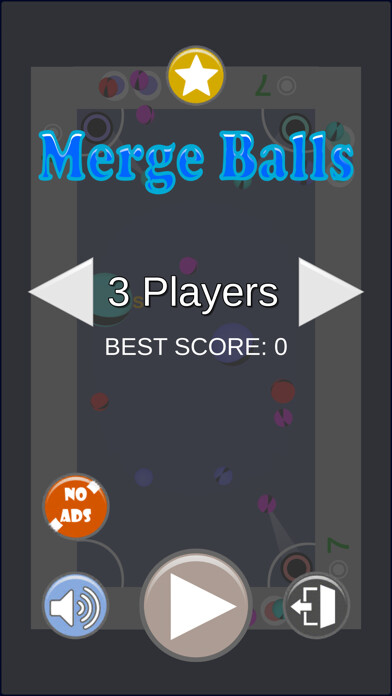 Emulate iPhone app Merge Balls: 1-4 Player using MyAndroid