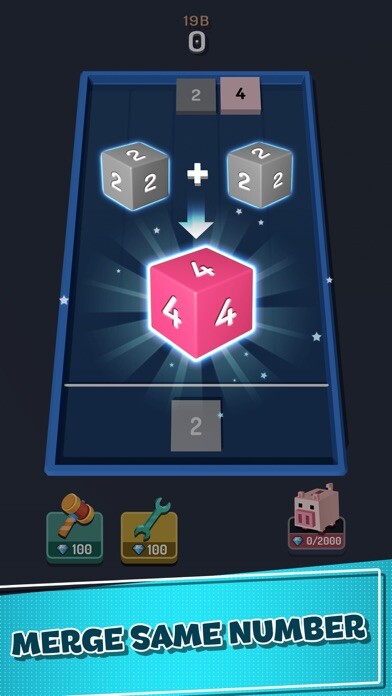 Emulate iPhone app Merge Block 3D : Number Puzzle using MyAndroid Emulate iPhone app Merge Block 3D : Number Puzzle using MyAndroid